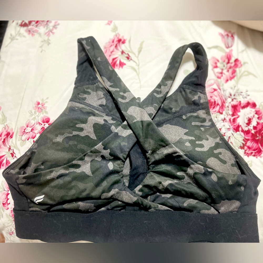 Fabletics Camouflage Sports Bra